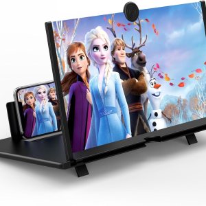 Lupa de pantalla de 12 pulgadas para teléfono celular, proyector de aumento de pantalla 3D HD, expansores de ampliación de pantalla para películas, Lupa de pantalla de 12 pulgadas para teléfono celular, proyector de aumento de pantalla 3D HD, expansores de ampliación de pantalla para películas,