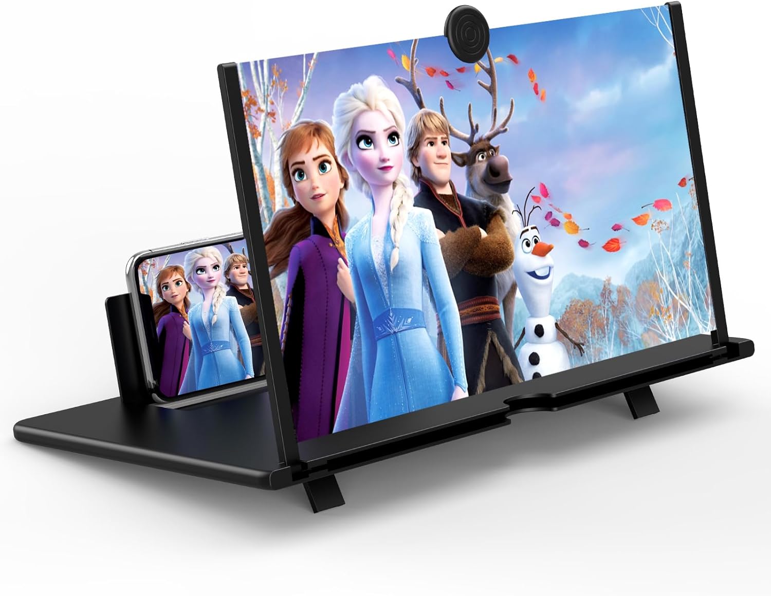 Lupa de pantalla de 12 pulgadas para teléfono celular, proyector de aumento de pantalla 3D HD, expansores de ampliación de pantalla para películas,