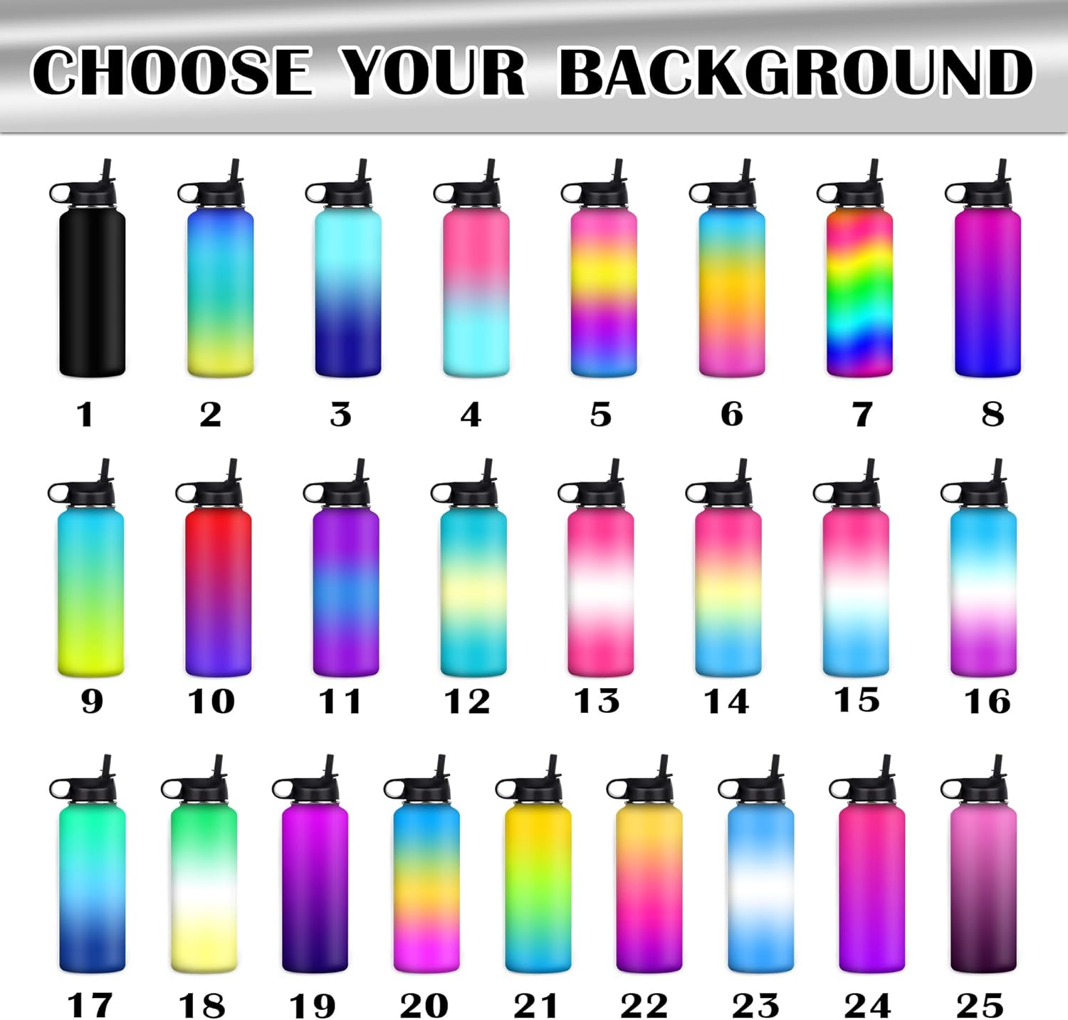 Botella de agua personalizada para niños de regreso a la escuela, botella de agua deportiva personalizada con nombre, botella de acero inoxidable