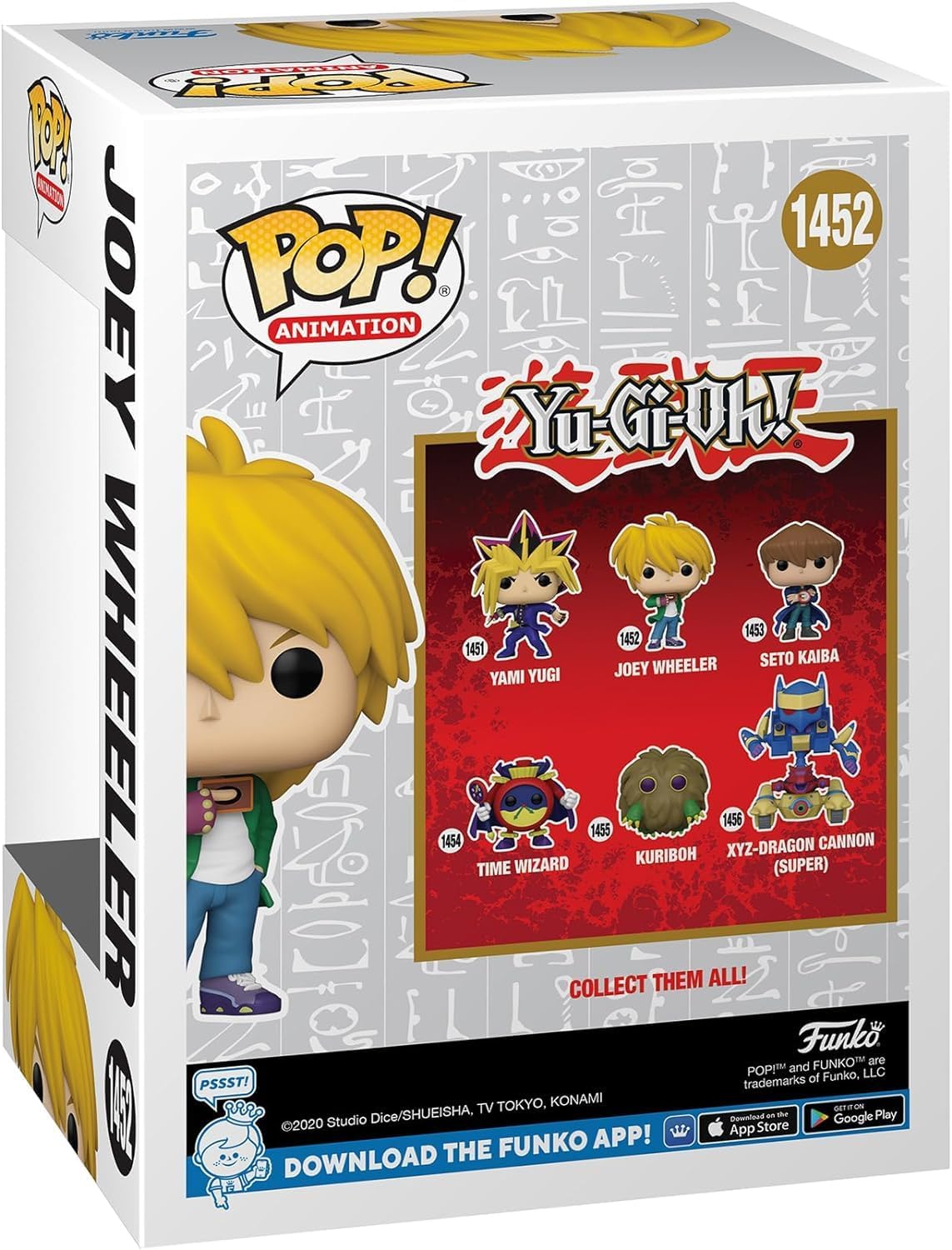 POP Yu-Gi-Oh! – Joey Wheeler (Demon Kingdom) Funko Figura de vinilo (paquete con funda protectora de caja compatible), multicolor, 3.75 pulgadas