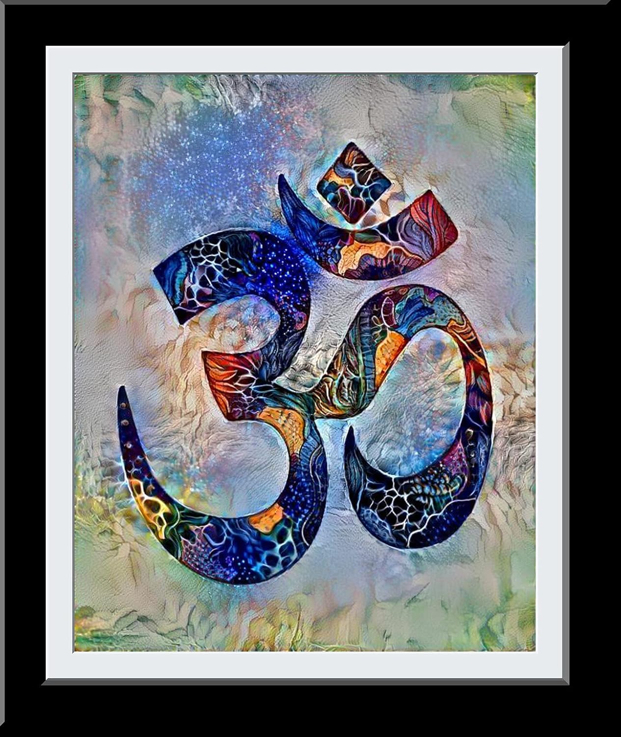 AUM Wall Art, OM Home Decor, zen art, Yoga Decor Yoga art print, Spiritual Art Wall Decor, Meditation Yoga Decor,Yoga gifts