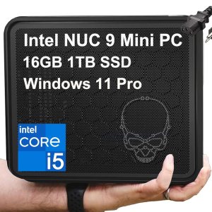 Intel NUC 9 NUC9i5QNX Mini PC de escritorio empresarial (Intel 4-Core i5-9300H, 16 GB de RAM, SSD de 1 TB, gráficos UHD) Ghost Skull Canyon Extreme Intel NUC 9 NUC9i5QNX Mini PC de escritorio empresarial (Intel 4-Core i5-9300H, 16 GB de RAM, SSD de 1 TB, gráficos UHD) Ghost Skull Canyon Extreme