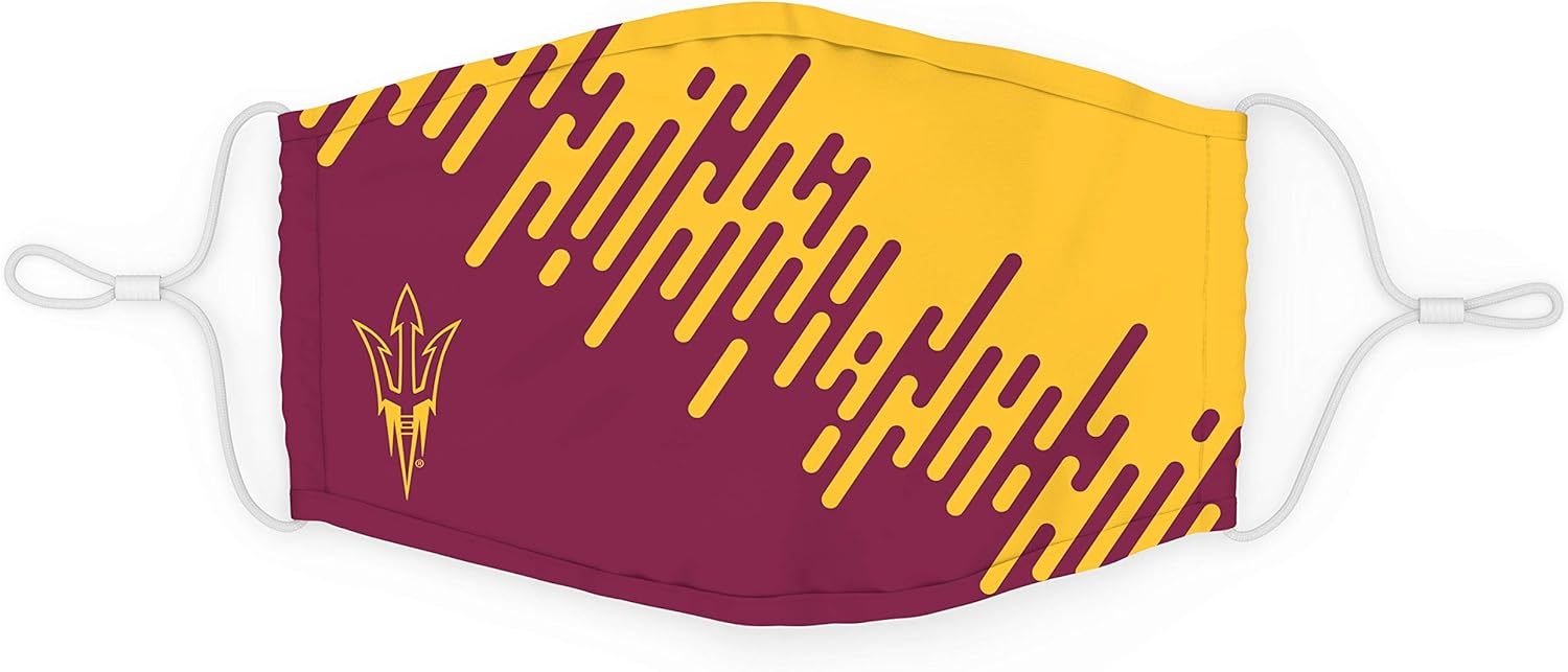 Top of the World NCAA Arizona State Sun Devils – Máscara facial digital unisex de color del equipo, Arizona State Sun Devils granate, talla única