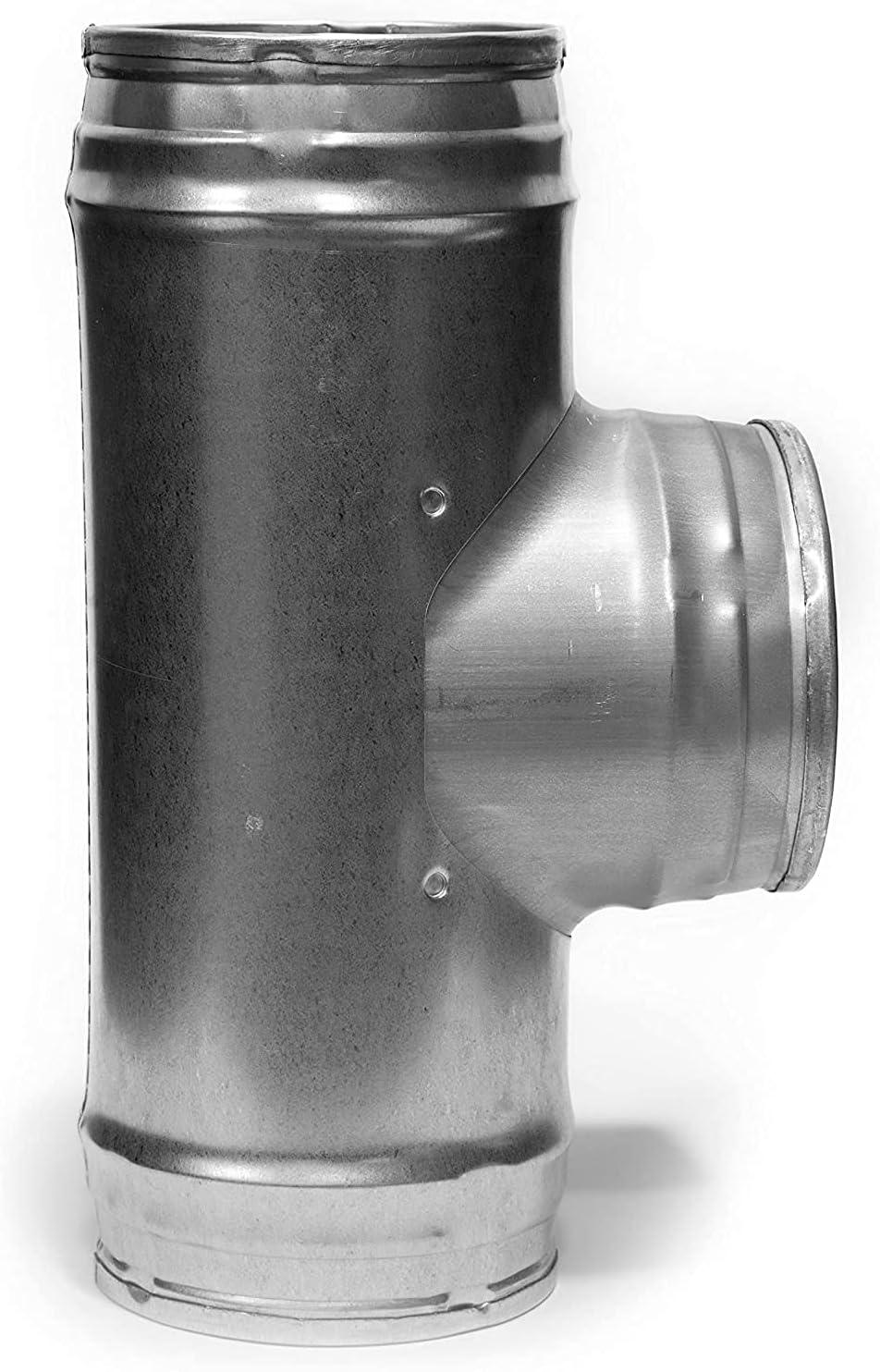 Vent Systems Conector de conducto de 6 pulgadas, adaptador de manguera de 3 vías para manguera, conector de tubo redondo en forma de T, ventilador
