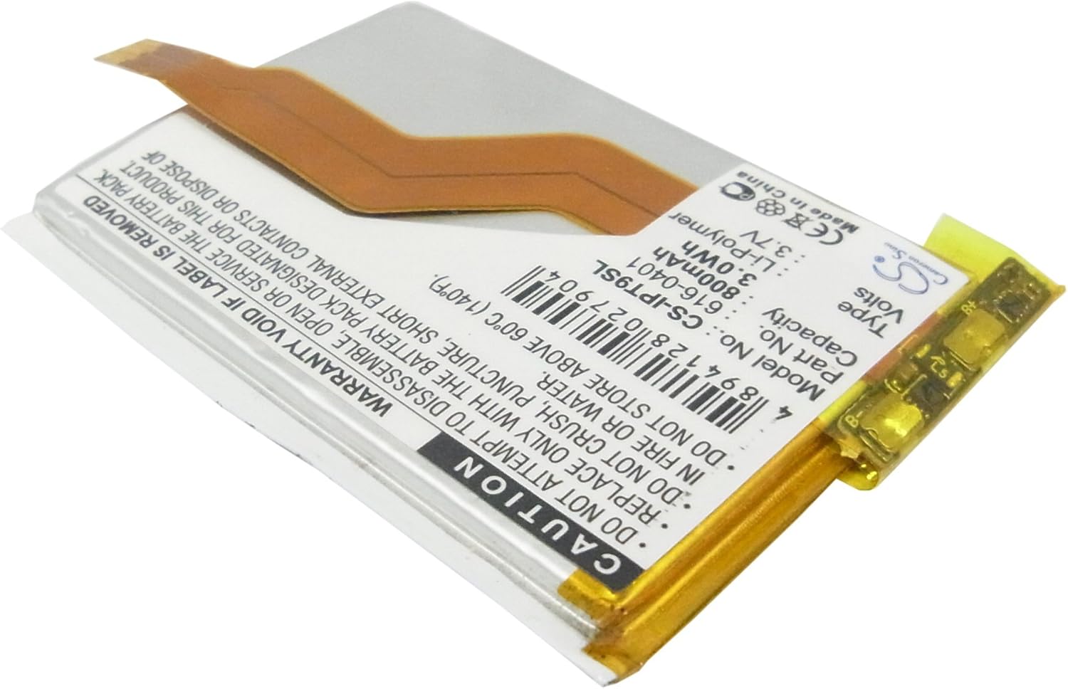 Batería de repuesto para Apple iPod Touch 3rd 3rd 32GB iPod Touch 3rd MC008LLA iPod Touch 2nd MB531LLA iPod Touch 2nd 4GB iPod Touch 3rd 64GB iPod