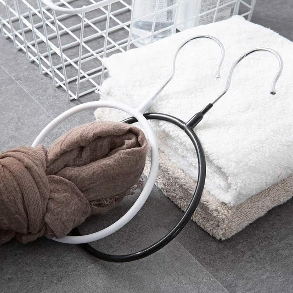 Organizador de ganchos para cinturónbufanda para armario, 8 piezas antideslizantes grandes para bufandas, exhibición de chales de invierno,