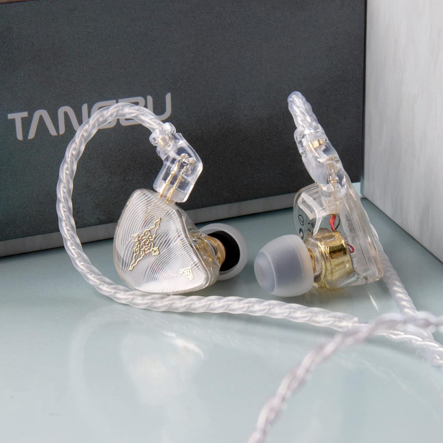 TANGZU Wan er S.G – Auriculares intrauditivos con cable HiFi iem para músico audiófilo de 0.394 in con controlador dinámico de 0.394 pulgadas (0.394