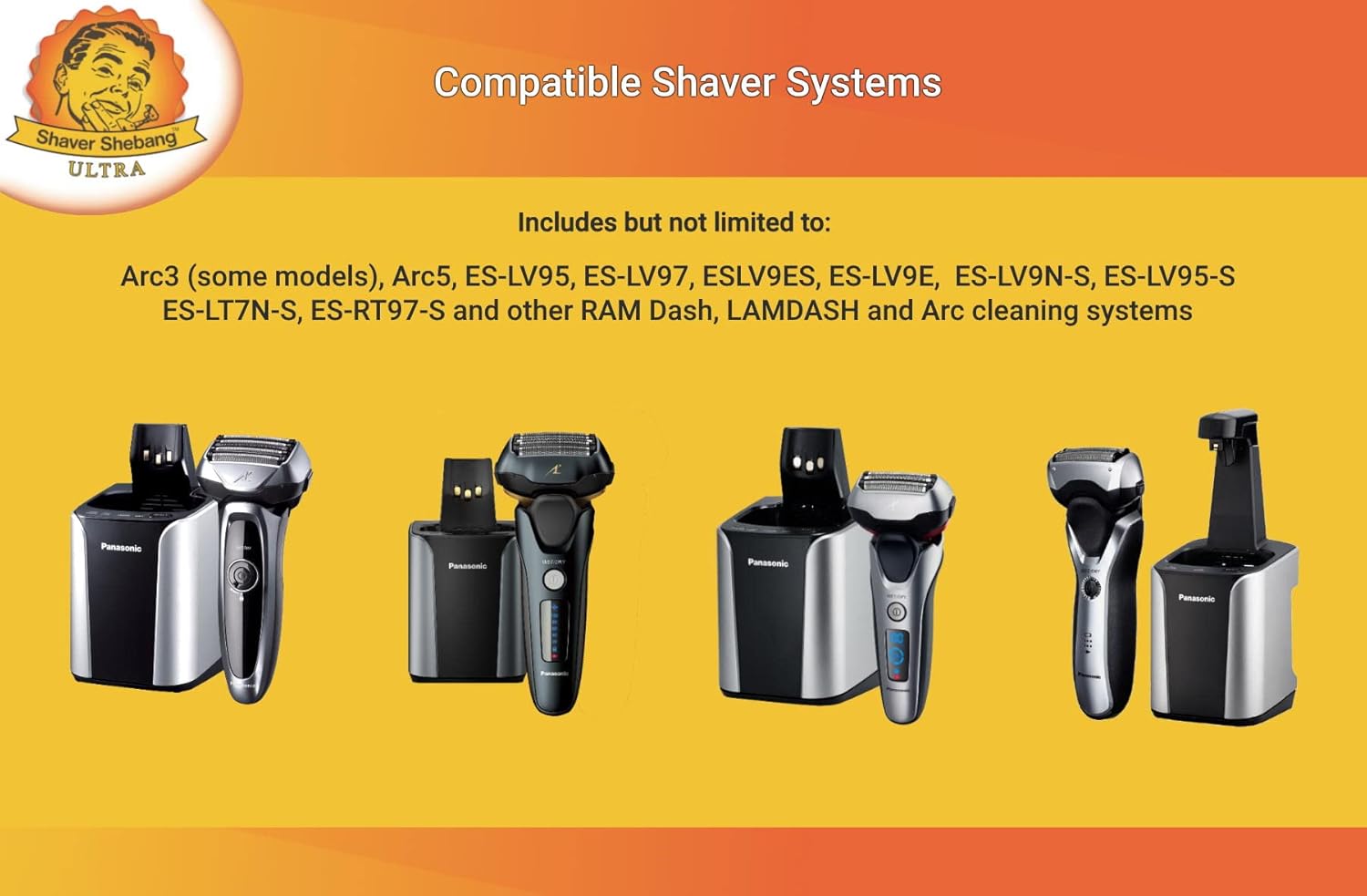 Reemplazo para 63 paquetes concentrados de limpiador Panasonic WES4L03