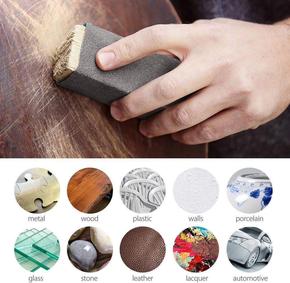 LotFancy Papel de lija de grano 320, 45 unidades, papel de arena seca húmeda de 9 x 3.6 pulgadas, hoja de lijado de carburo de silicio para metal