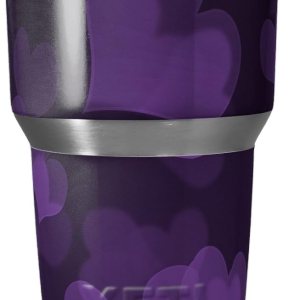 Skin Decal Wrap for Yeti Tumbler Rambler 30 oz Bokeh Hearts Purple (Tumbler NOT Included) by WraptorSkinz Skin Decal Wrap for Yeti Tumbler Rambler 30 oz Bokeh Hearts Purple (Tumbler NOT Included) by WraptorSkinz