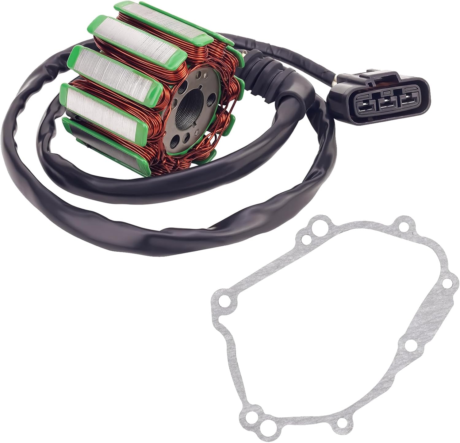 AHL Rotor de volante Estator Volante Bobina del estator Junta de culata Compatible Yamaha FZ1 2006-2010  YZF-R1 2004-2008