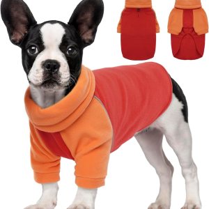 Bonaweite Chaleco de forro polar para perro, suéter de forro polar cálido para perro, chaqueta de forro polar para invierno resistente al viento, Bonaweite Chaleco de forro polar para perro, suéter de forro polar cálido para perro, chaqueta de forro polar para invierno resistente al viento,