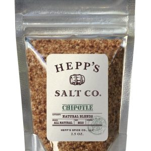 Hepp’s Salt Co. Bolsa de sal marina Chipotle de 2.5 oz Hepp’s Salt Co. Bolsa de sal marina Chipotle de 2.5 oz