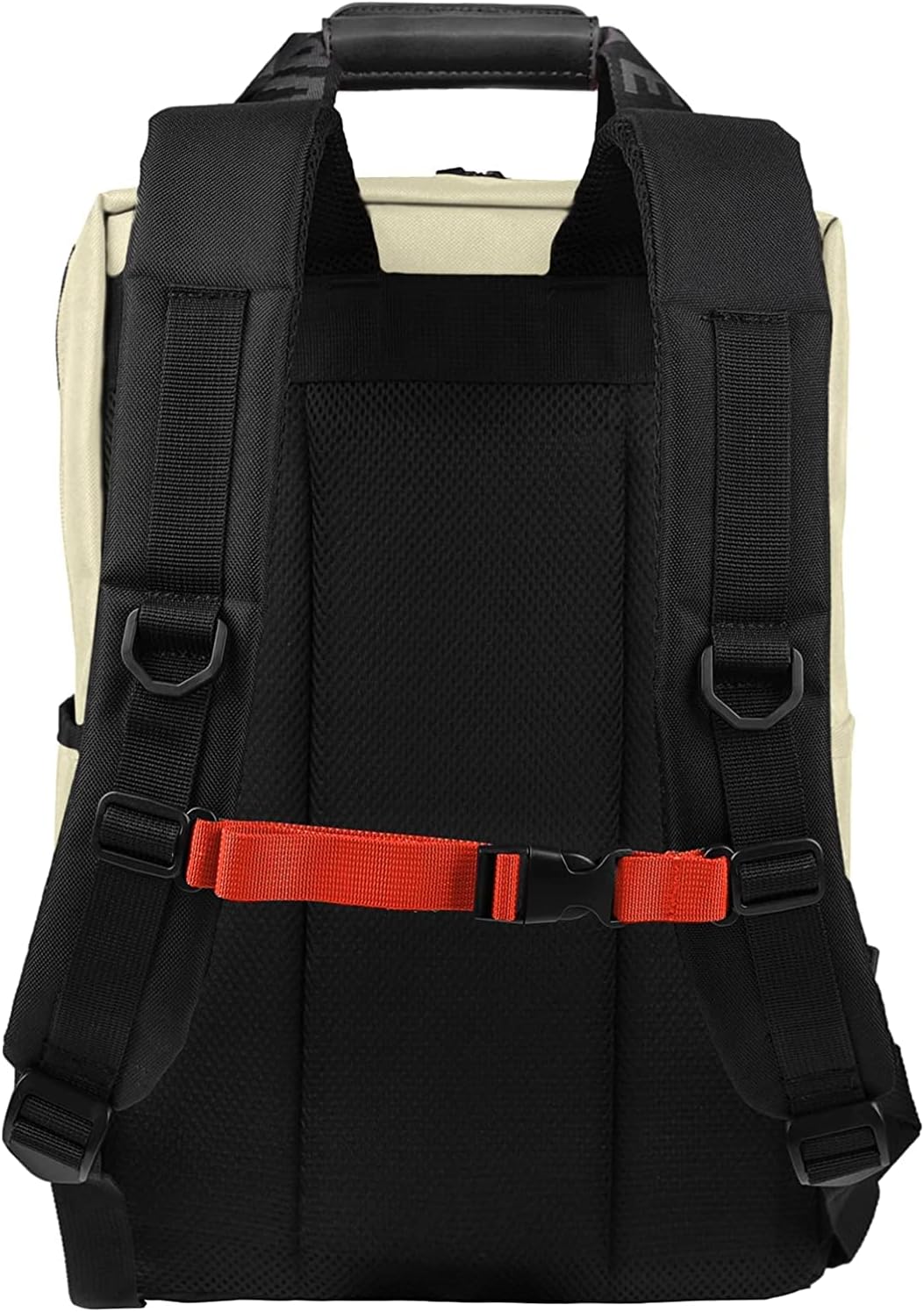 FIREFIRST Evangelion – Mochila para hombre y mujer, mochila para laptop de 15.6 pulgadas, mochila de viaje y ocio, Beige, Saco Ruck con etiqueta de