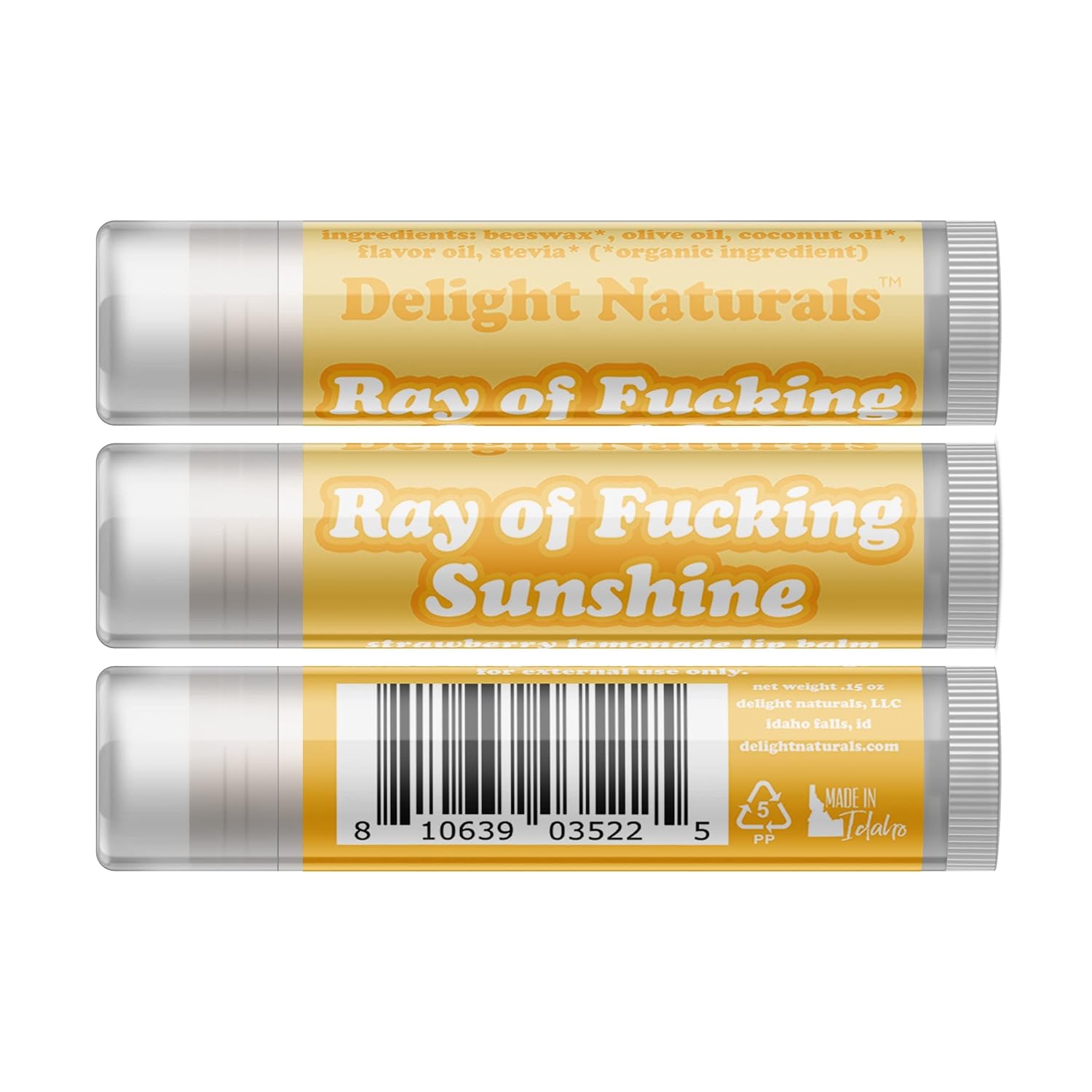 Deliciosamente grosero – Set de regalo de bálsamo labial “F-Balm”