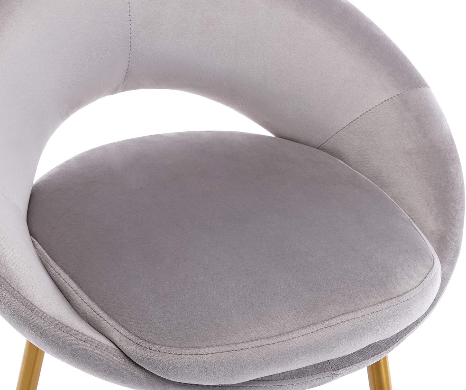 Guyou Juego de 2 taburetes de bar modernos tapizados de terciopelo con respaldo, altura de asiento de 30 pulgadas, taburetes para silla alta de isla