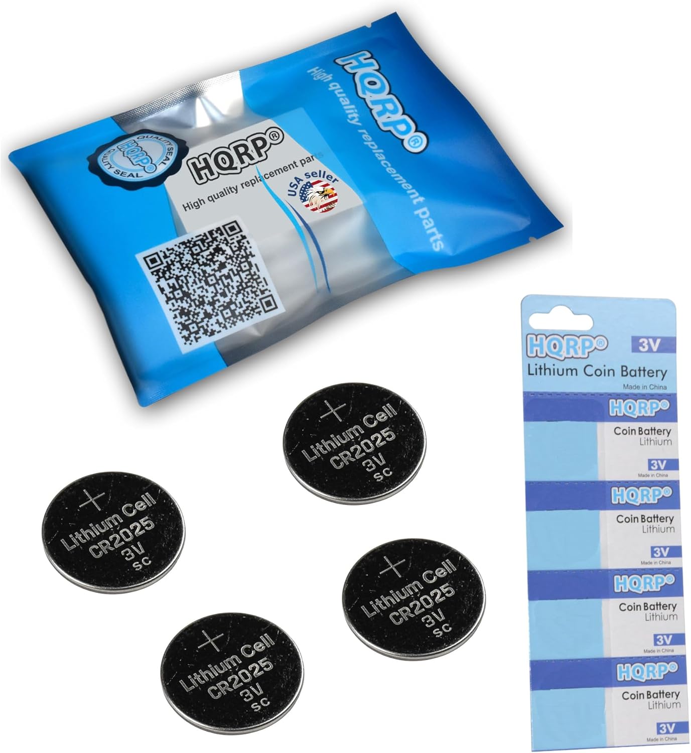 HQRP Paquete de 4 baterías compatibles con Toyota RAV-4 1996 1997 1998 1999 2000 2001 2002, Toyota Camry 1990 1991 1992 1993 1994 1998 1999 2000
