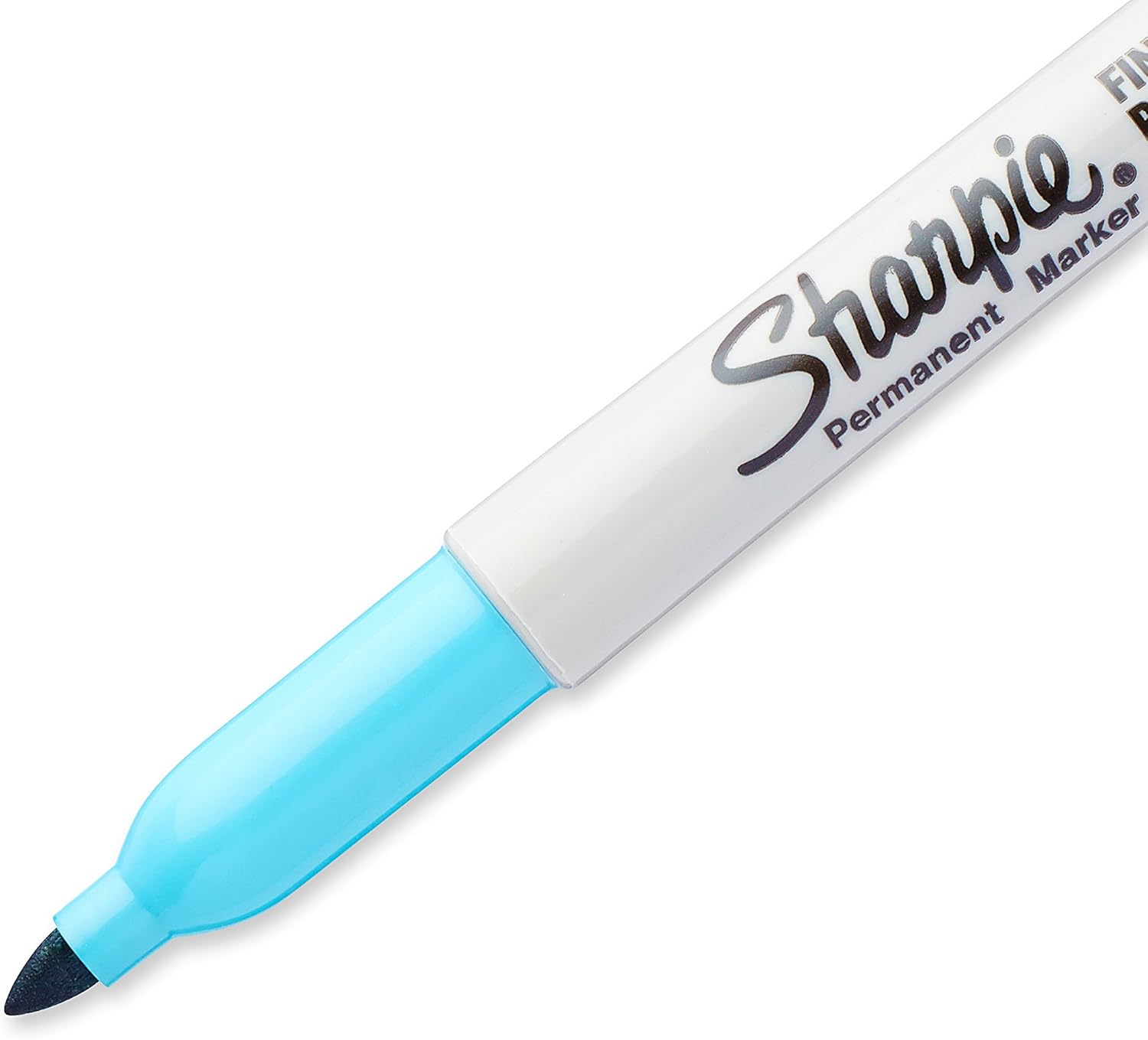 Sharpie Marcadores permanentes de punta fina, azul nano, 1 unidad
