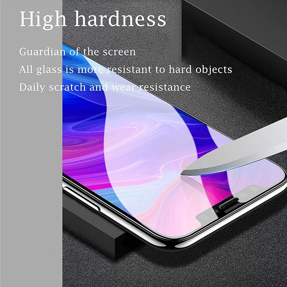 Futanwei Protectores de pantalla de vidrio templado para celular BLU G53 G0850, paquete de 3 BLU G53, compatible con fundas, dureza 9H,