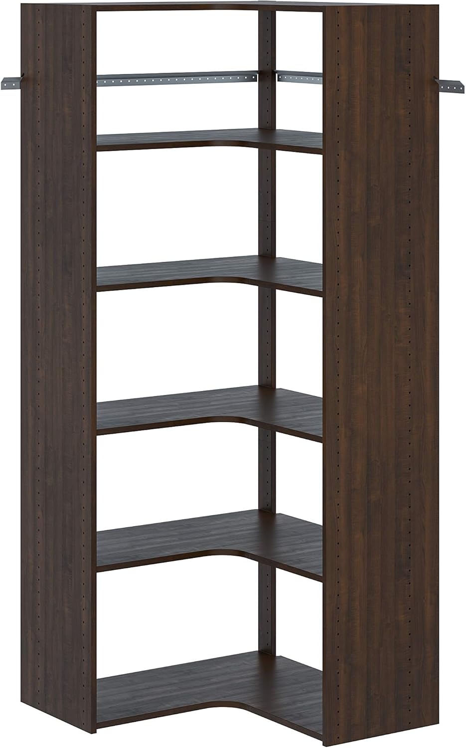 Easy Track PH42-TR – Kit de almacenamiento de ropa con torre de esquina ajustable, organizador de armario, trufa