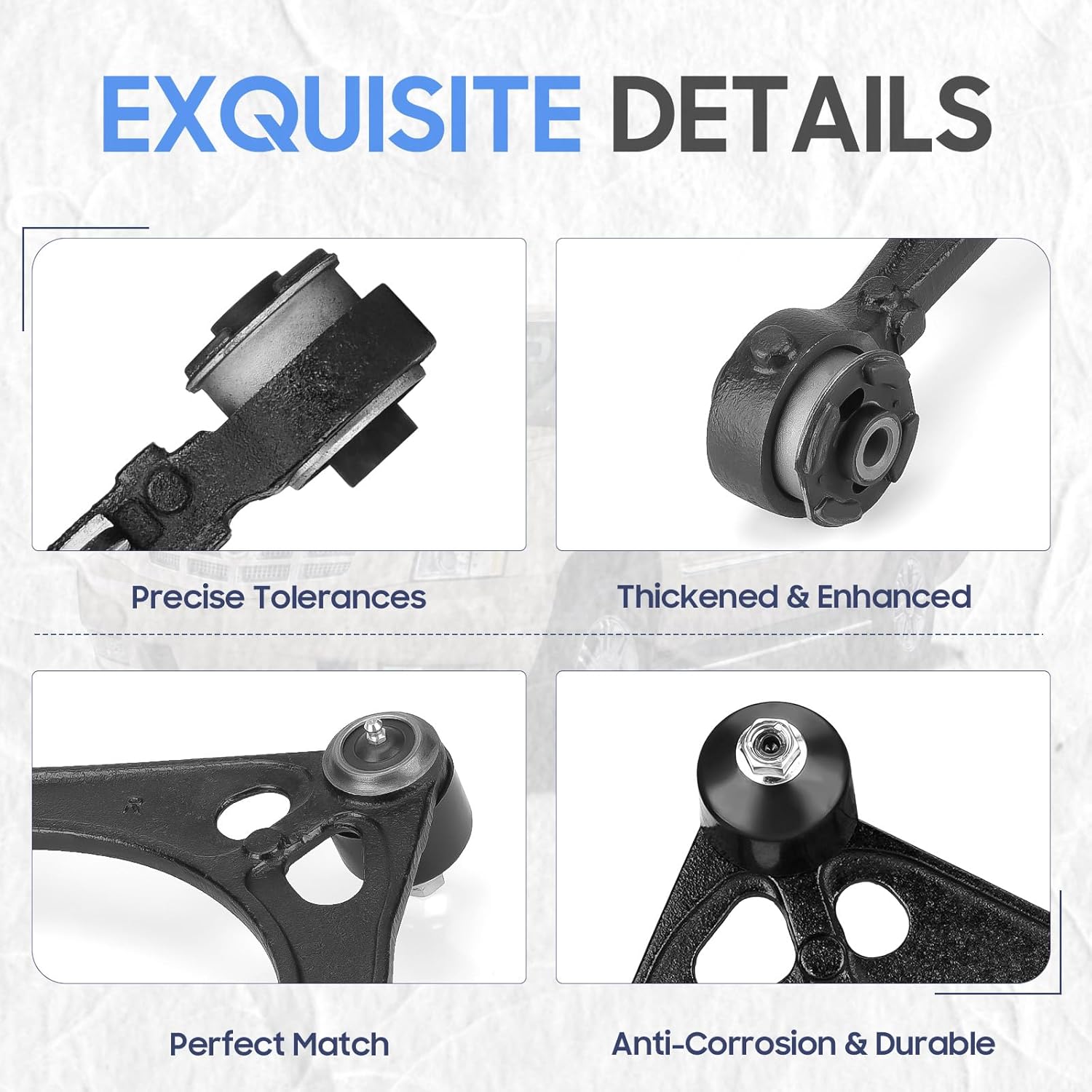 RWD Front Left Right Upper Control Arm wBall Joint for 2005-2008 Dodge Magnum 2005-2019 Chrysler 300 2008-2019 Dodge Challenger 2006-2019 Dodge