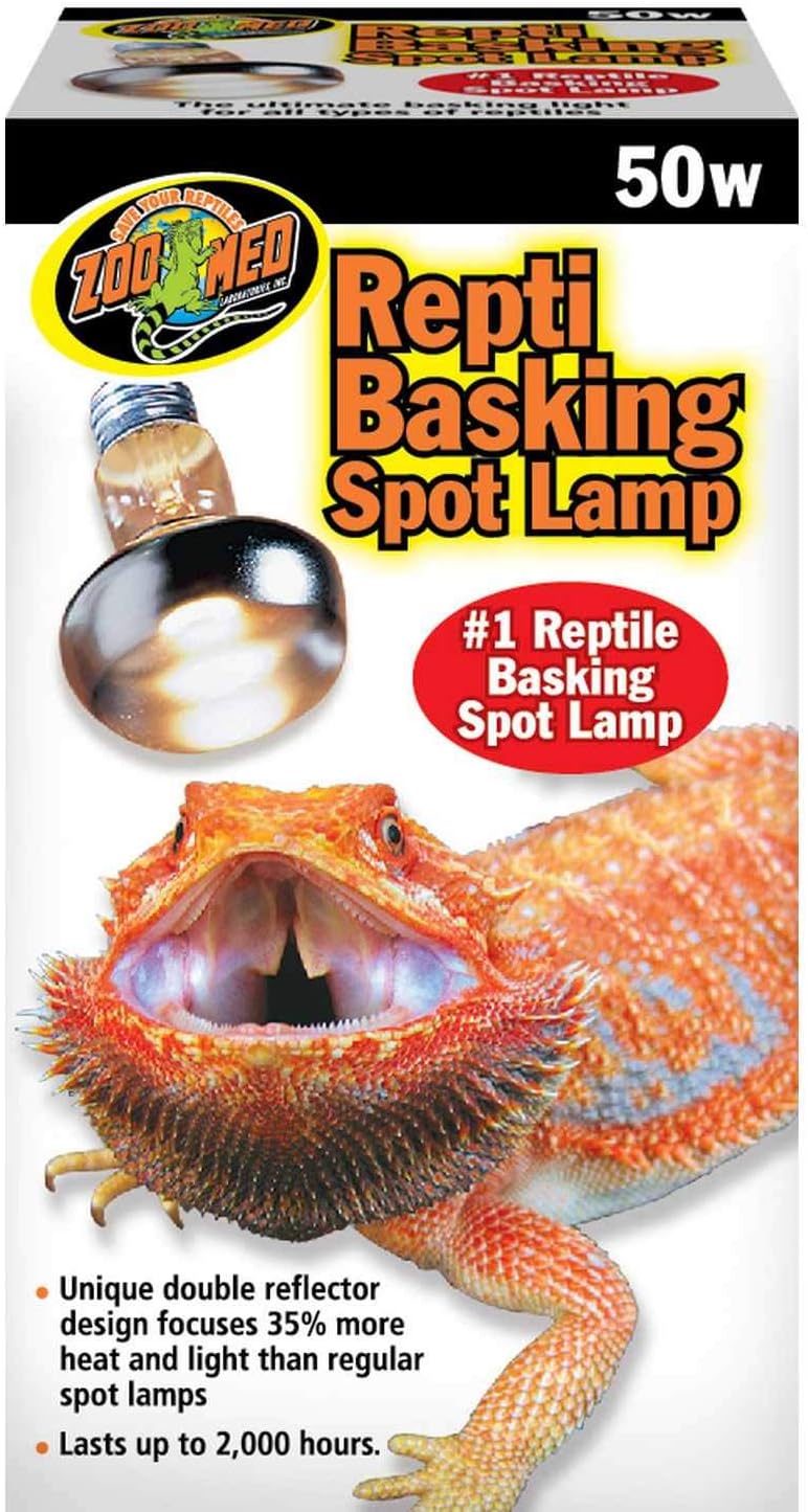 Zoo Med Repti Basking Spot – Bombilla de repuesto para lámpara (50 W, 3 unidades)