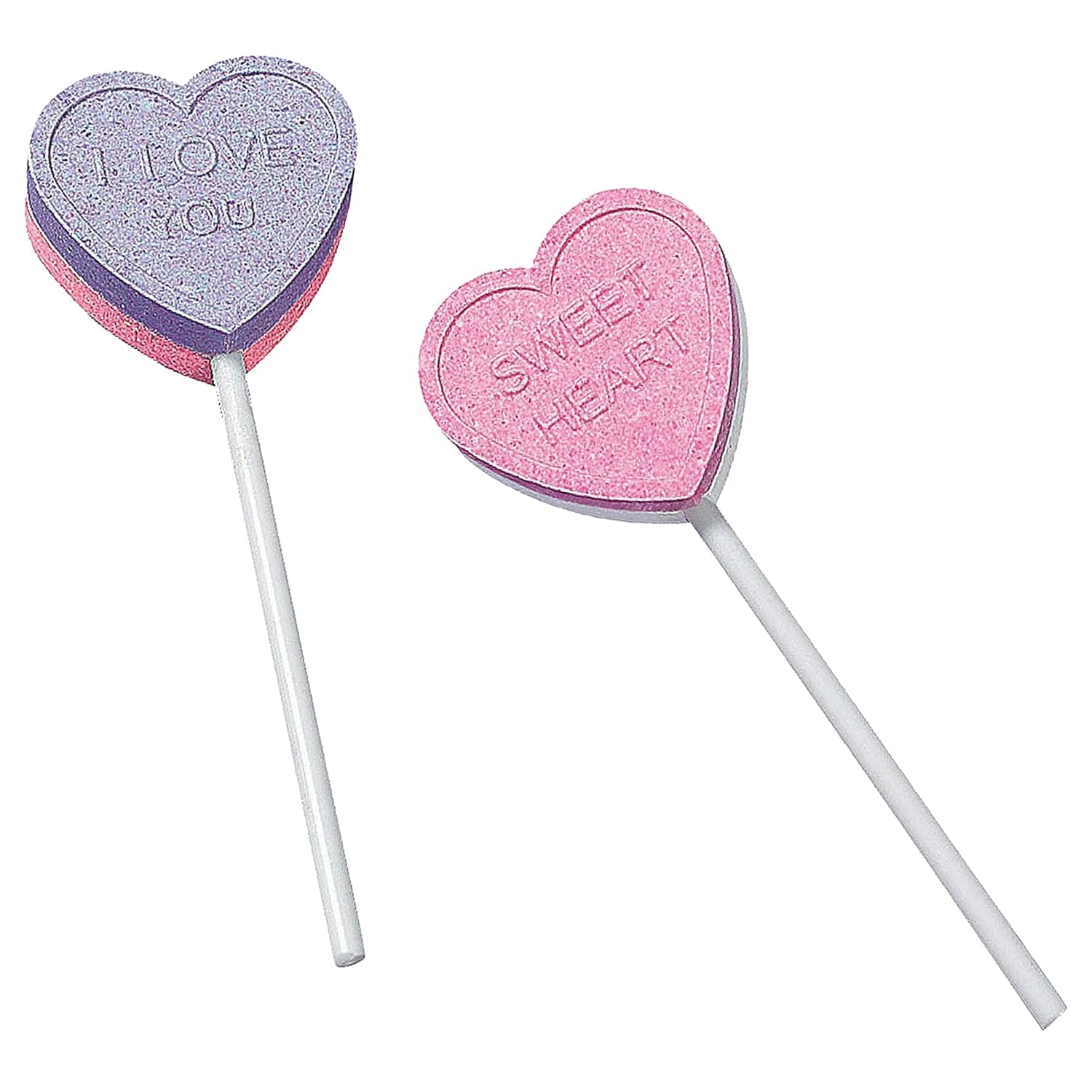 Paletas de corazón para conversación de San Valentín, doble cara, uva y fresa, 46 piezas, dulces para el día de San Valentín
