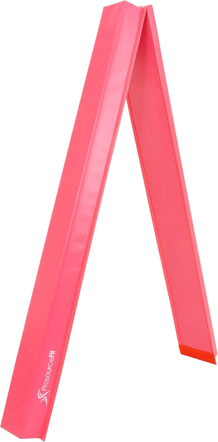 ProsourceFit – Viga de equilibrio de gimnasia para niños, haz plegable firme de 9 pies de largo con superficie antideslizante de 4 pulgadas de ancho