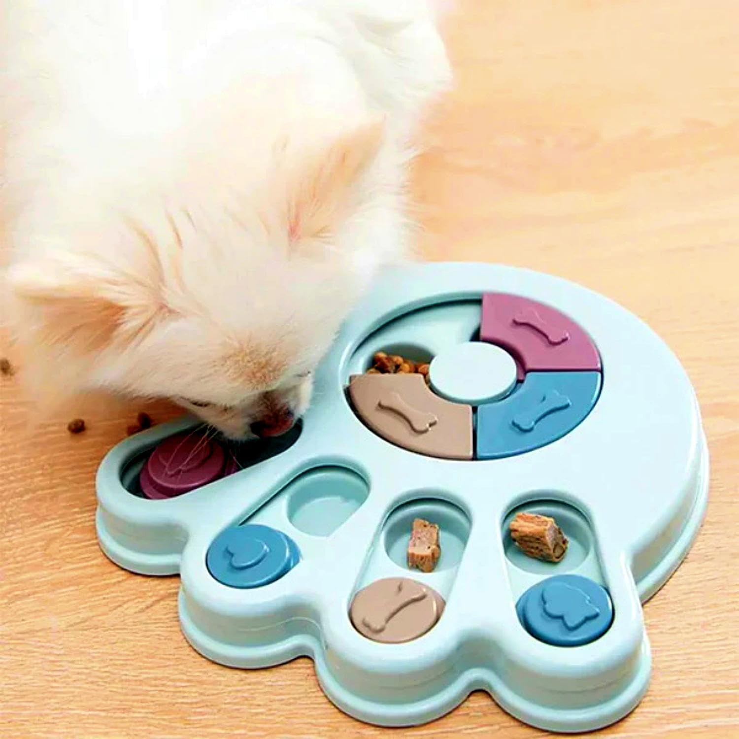 Rompecabezas interactivo antiasfixia para alimentación lenta para mascotas, juguetes de rompecabezas para perros 2023, alimentador de rompecabezas