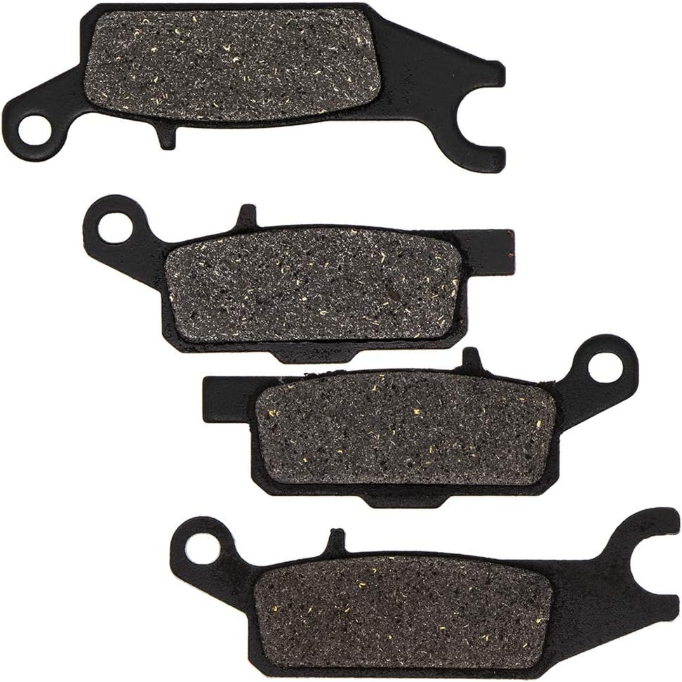NICHE Kit Pastillas de Freno para Yamaha Grizzly 700 550 3B4-W0046-00-00 3B4-W0046-10-00 Trasera Semimetálica