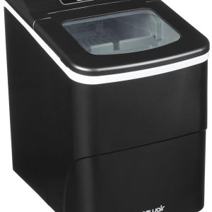 Newair Máquina de hielo para encimera, negro mate, portátil y ligera, control intuitivo, tamaño de hielo grande o pequeño, piezas fáciles de limpiar Newair Máquina de hielo para encimera, negro mate, portátil y ligera, control intuitivo, tamaño de hielo grande o pequeño, piezas fáciles de limpiar