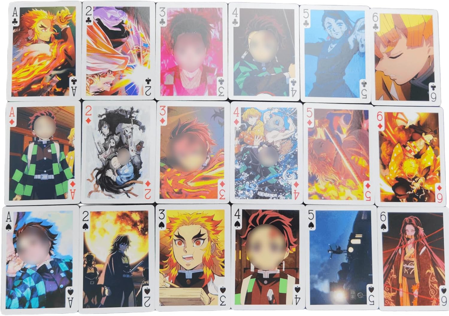 Juego de cartas de juego inspirado en el anime con impresionantes imágenes de múltiples series populares, incluye tarjetas coleccionables de