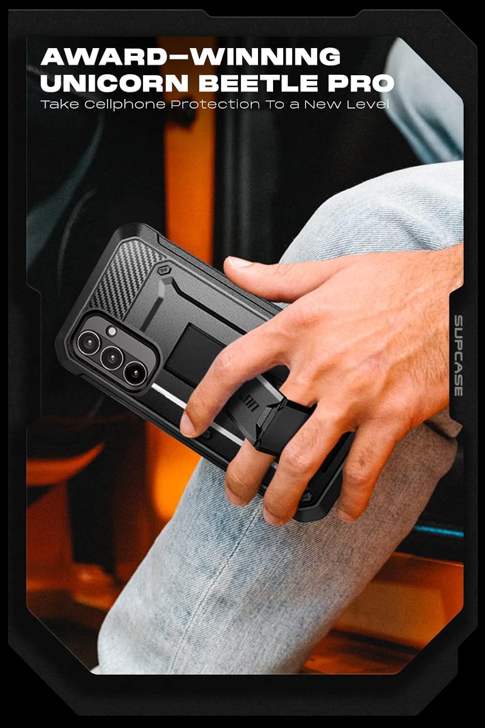 SUPCASE Unicorn Beetle Pro – Funda para Samsung Galaxy A54 5G (2023), funda resistente de cuerpo completo con clip para cinturón y soporte con