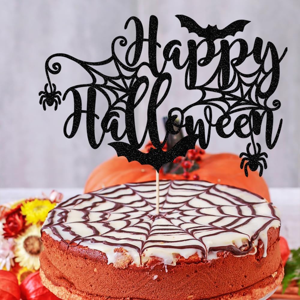 Decoración para pastel de Halloween, fiesta de terror de Halloween, vampiro zombi sangriento feliz Halloween, fiesta temática de la muerte,