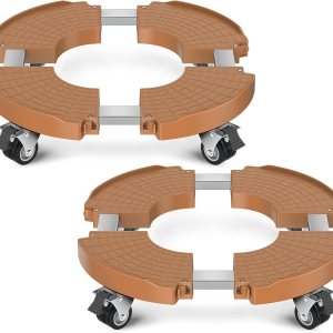 Carrito para plantas con ruedas, capacidad de 440 libras, soporte ajustable para plantas de 15 a 22 pulgadas, carrito grande para plantas con ruedas Carrito para plantas con ruedas, capacidad de 440 libras, soporte ajustable para plantas de 15 a 22 pulgadas, carrito grande para plantas con ruedas