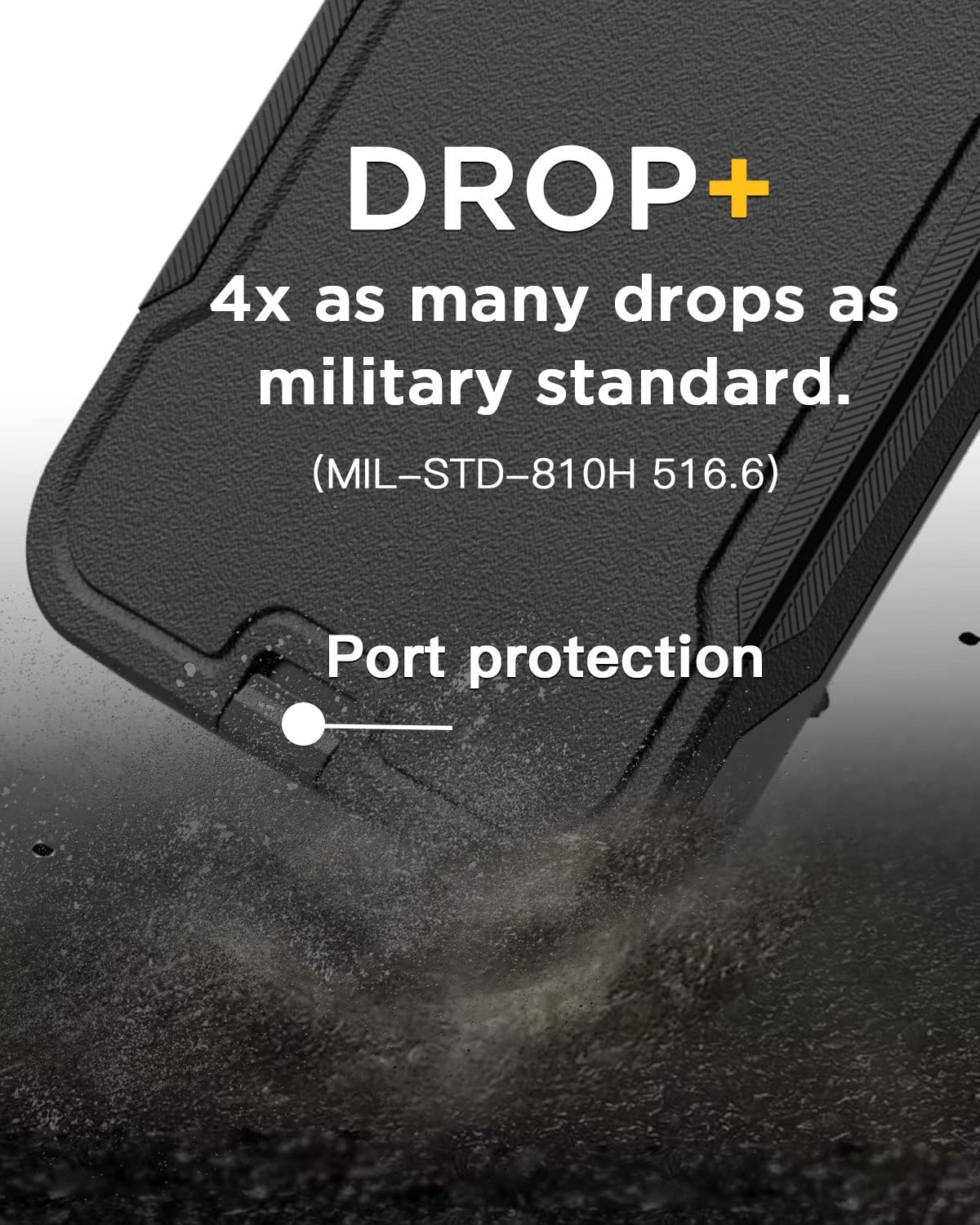 AICase Funda con clip para cinturón para iPhone 15 con protector de pantalla de cristal, resistente contra caídas, cuerpo completo, resistente a