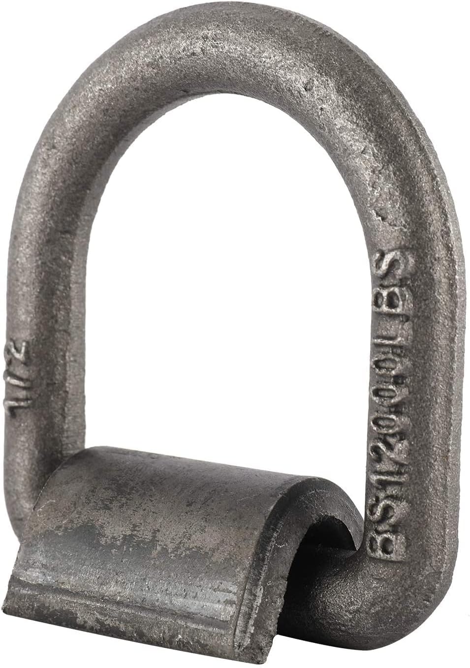 Yaegoo Anillo en D forjado soldado resistente de 12 pulgada, anclajes de amarre de anillo en D de acero para camiones remolques, límite de carga de
