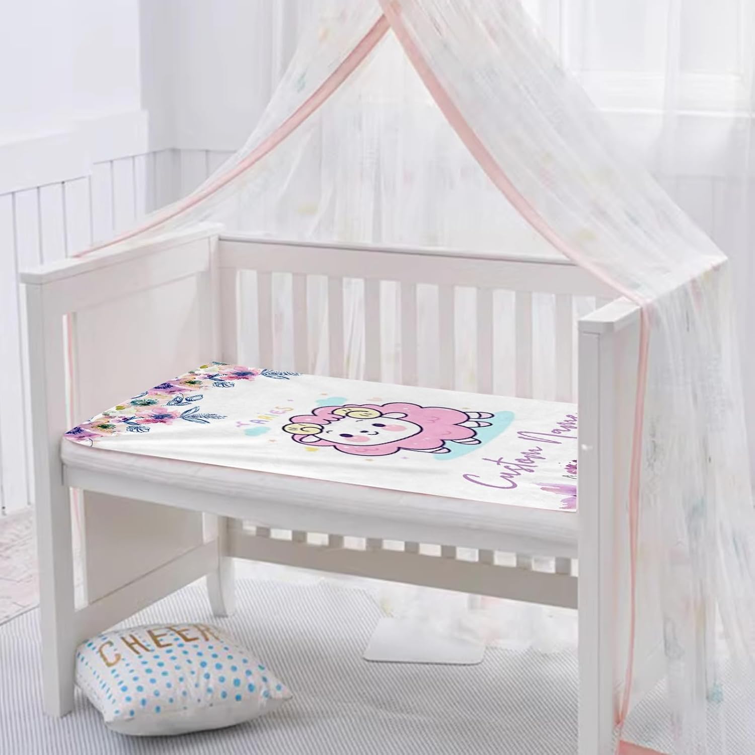 Mantas de bebé personalizadas con nombre, manta personalizada con nombre del zodiaco de felpa y acogedora manta personalizada con nombre de niño