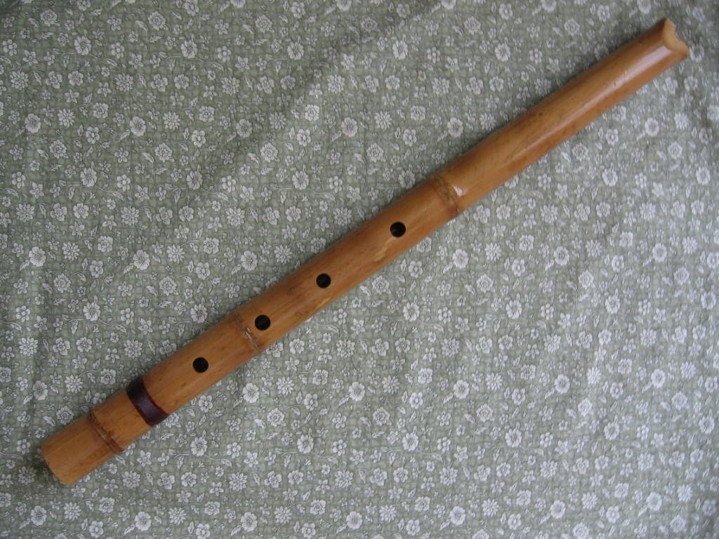 1.8 Pentatonic Shakuhachi sin Root End 5 Agujeros – Instrumento Zen Tradicional Notas reproducidas DFGAC