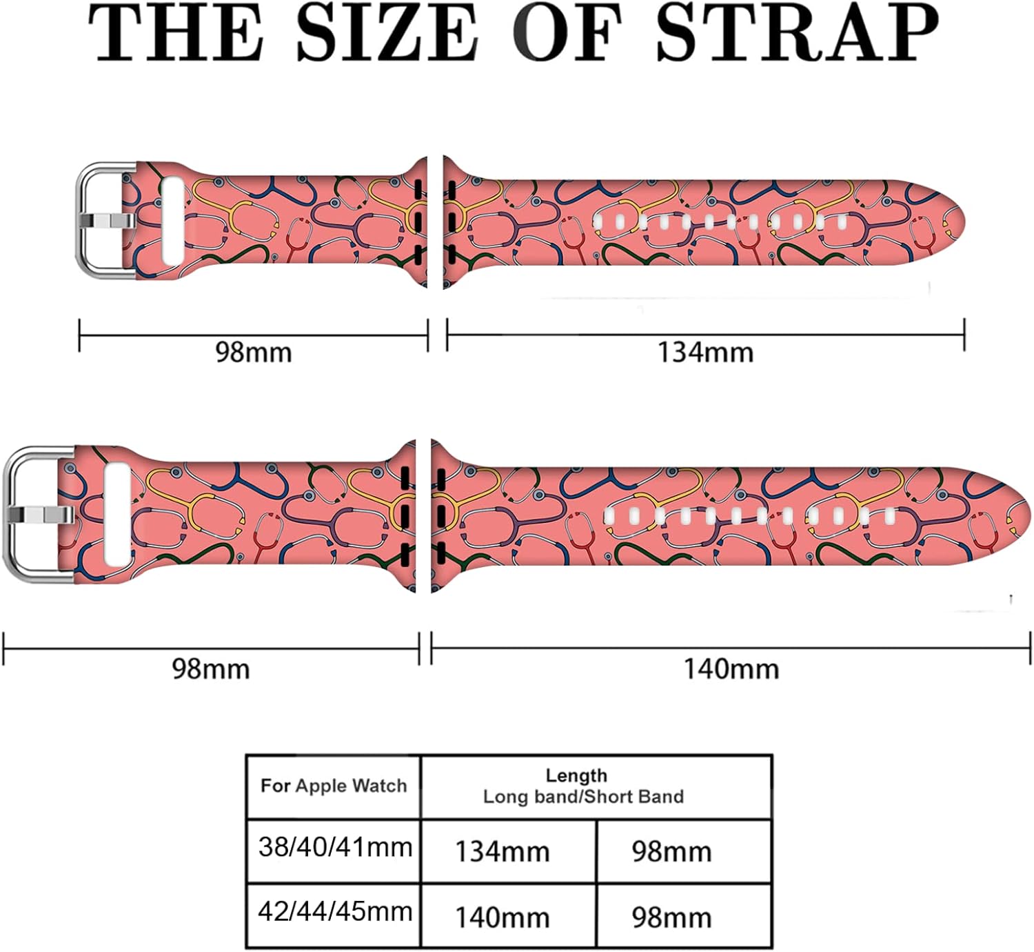 Teacher Appreciation Gifts Nurse Decorations Wristband Straps for Rainbow Apple Watch Band 38mm40mm41mm42mm44mm45mm Soft Silicone Pride Watch Band