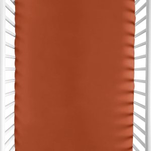 Sweet Jojo Designs Sábana bajera para cuna de niño y niña, color naranja, bohemio, para guardería, cama de recién nacido, portátil, paquete y Sweet Jojo Designs Sábana bajera para cuna de niño y niña, color naranja, bohemio, para guardería, cama de recién nacido, portátil, paquete y