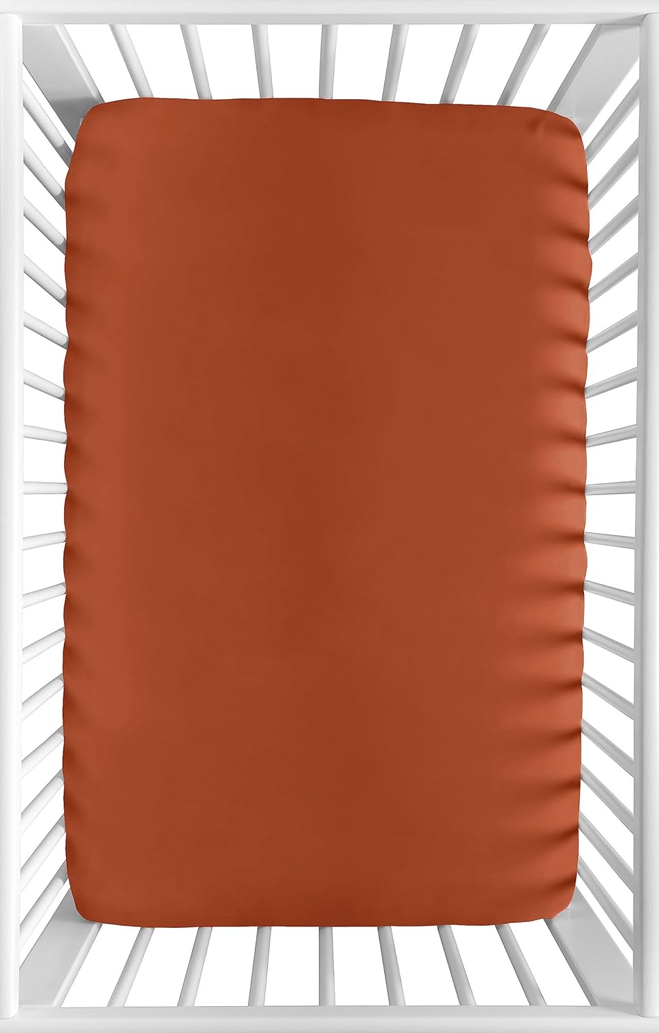 Sweet Jojo Designs Sábana bajera para cuna de niño y niña, color naranja, bohemio, para guardería, cama de recién nacido, portátil, paquete y