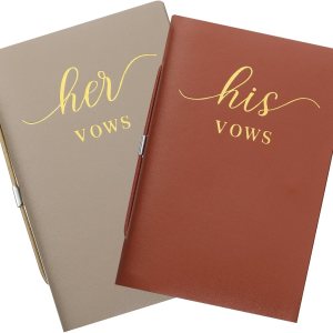 2 libros de votos de boda para él y para ella, cuaderno de votos para boda, diario de votos de boda, libro oficial de 5.9 x 3.9 pulgadas, despedida 2 libros de votos de boda para él y para ella, cuaderno de votos para boda, diario de votos de boda, libro oficial de 5.9 x 3.9 pulgadas, despedida