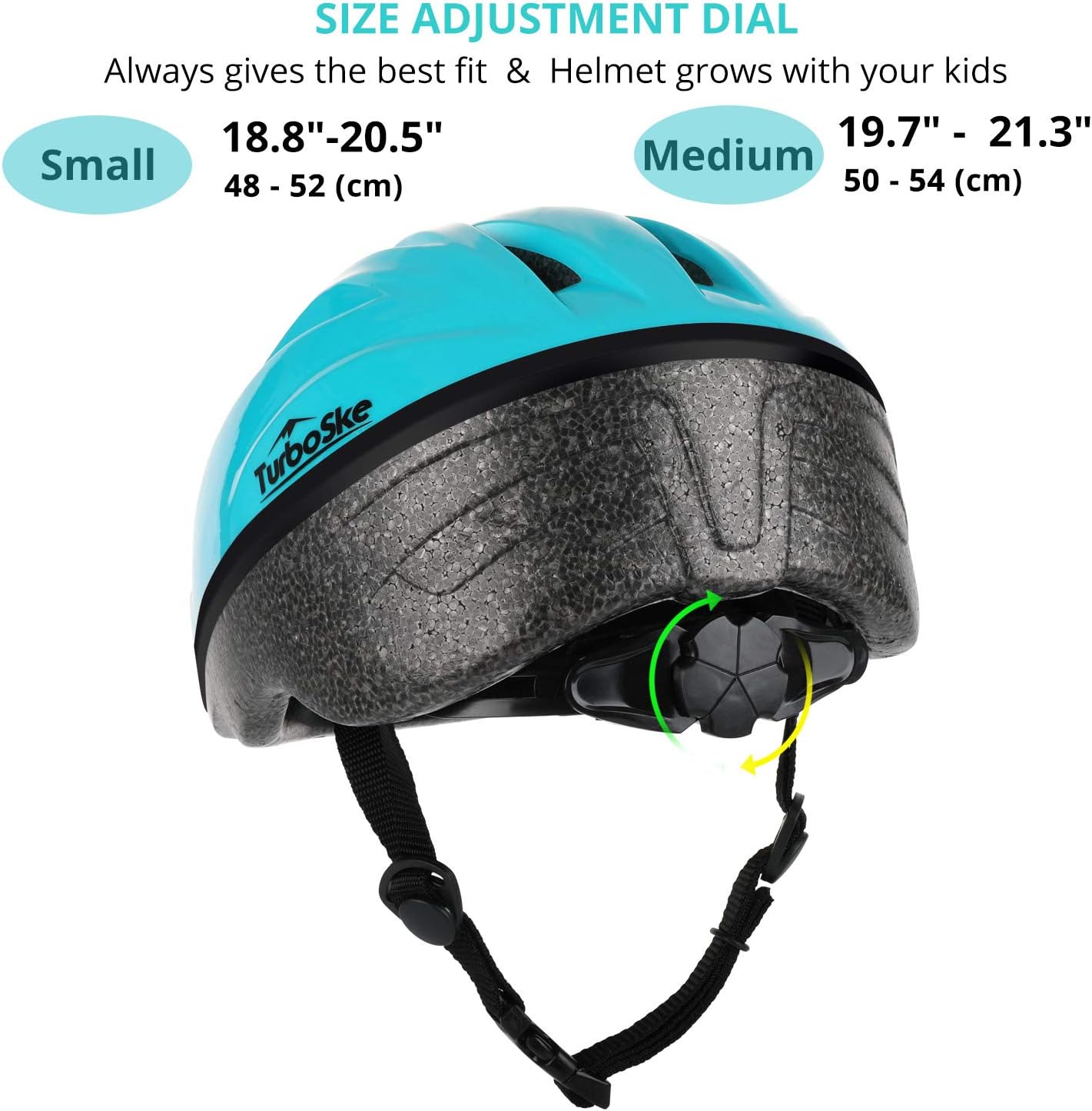 Casco de bicicleta para niños pequeños, casco multideportivo ajustable para niños y niñas