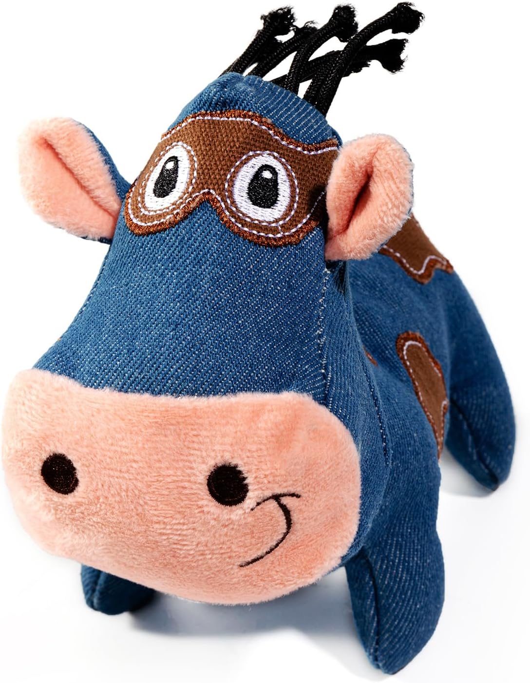 Sedioso Juguete chirriante para perro, juguete duradero para perros de raza grande, juguete de peluche para perros con papel arrugado, lindo juguete
