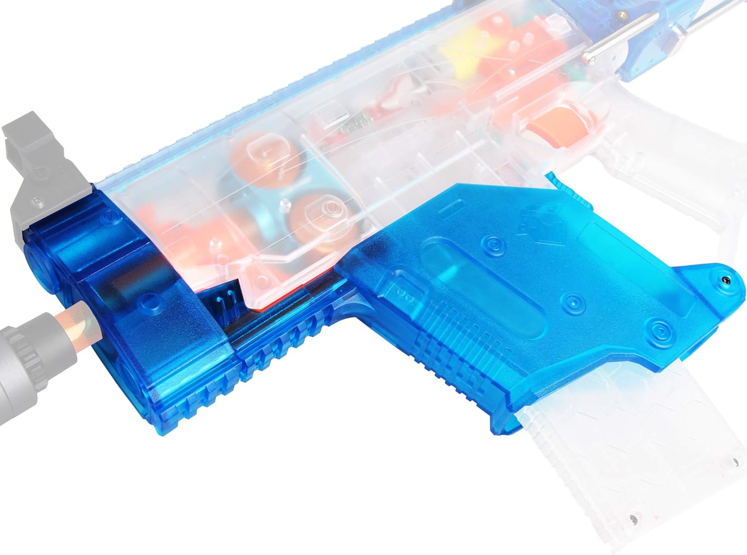 WORKER Modblasters – Kits de pez espada para Nerf Stryfe Modificar Toy Color Azul Transparente