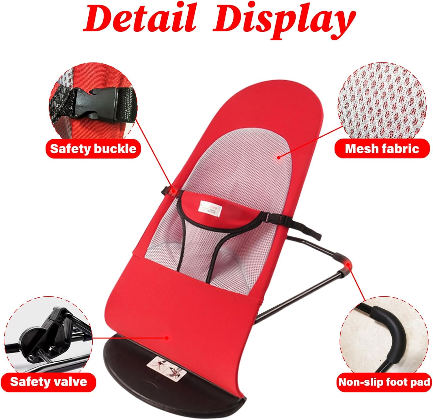 VARONGHKOO Silla mecedora para perros y gatos con funda extraíble y lavable, 4 modos de ajustes, silla plegable para perros pequeños, cama plegable