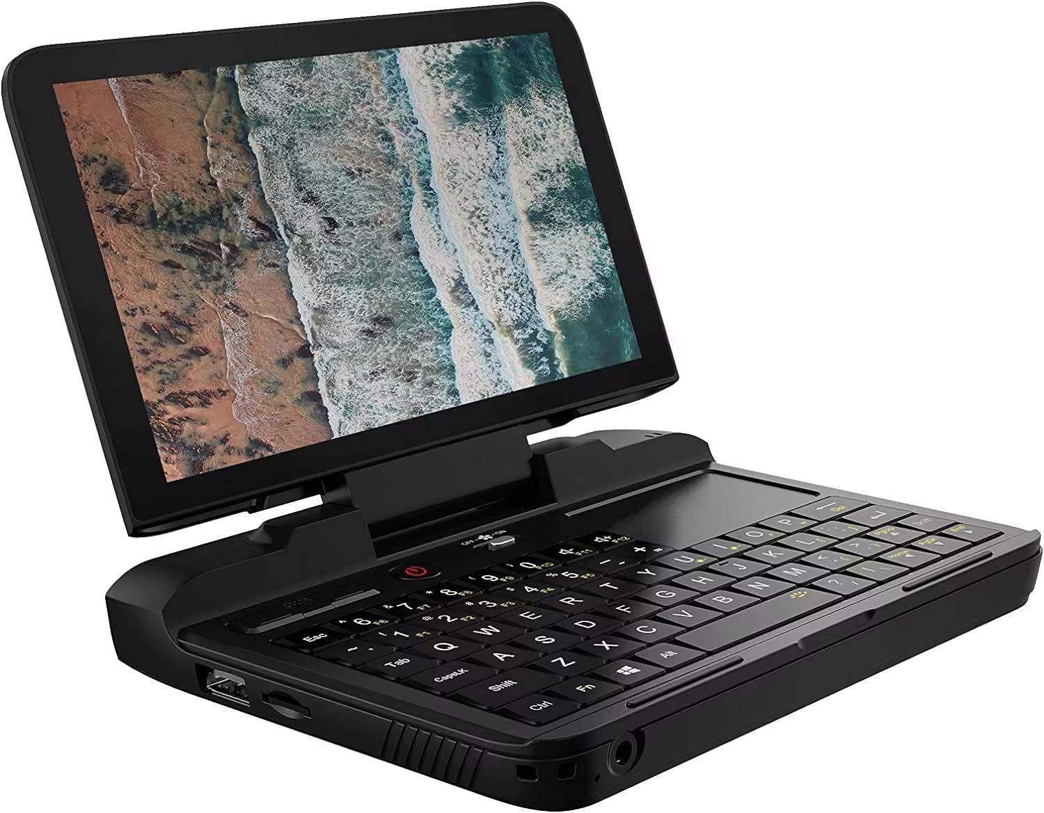 GPD Micro PC Windows 10 PRO Mini computadora portátil profesionales de TI con Celeron, gráficos HD 600 8 GB de RAM, SSD NGFF de 256 GB Ethernet de 1
