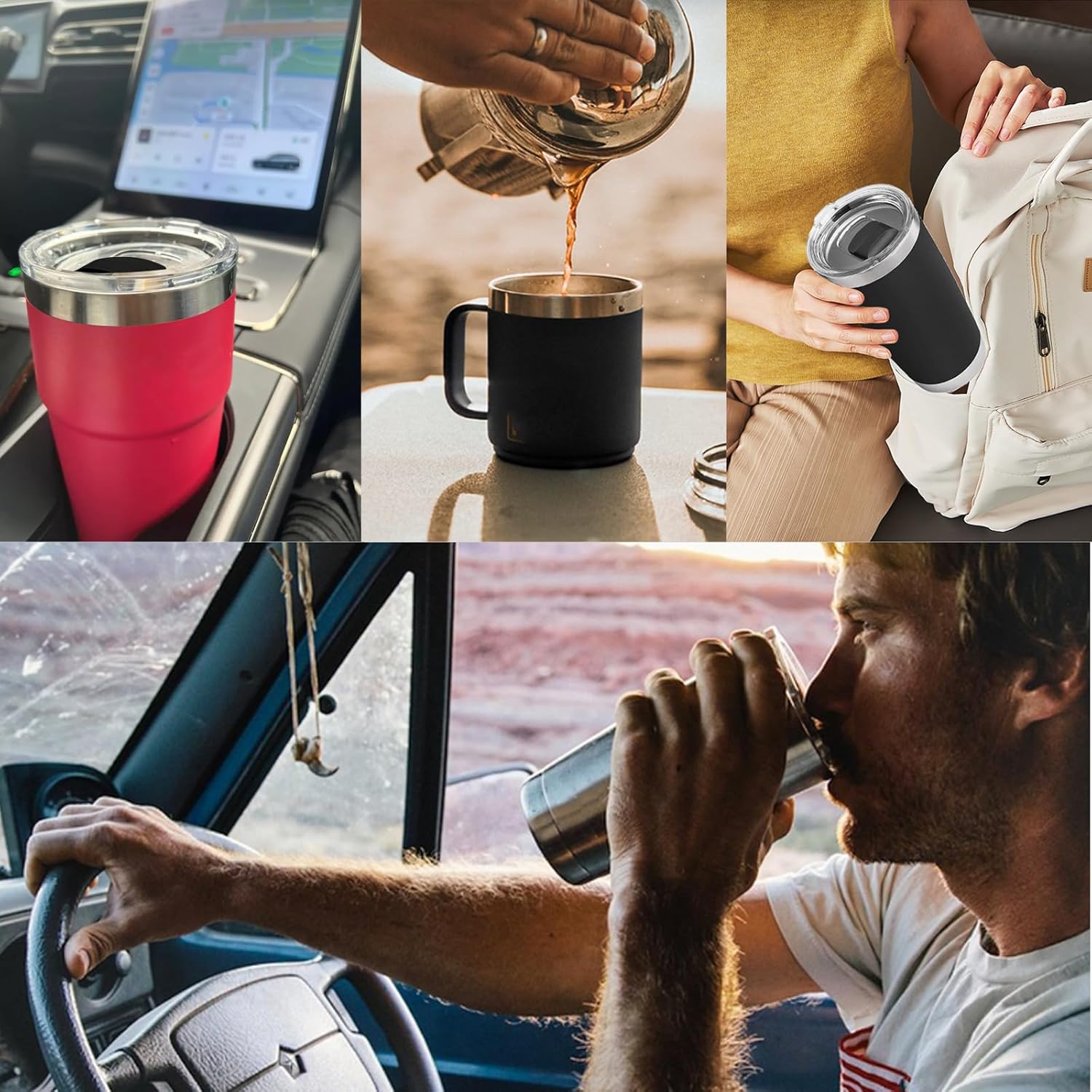 Tapas de vaso para Yeti, paquete de 2 fundas magnéticas de repuesto de 30 onzas para vasos de 30 onzas, taza de 14 onzas y taza con popote de 35