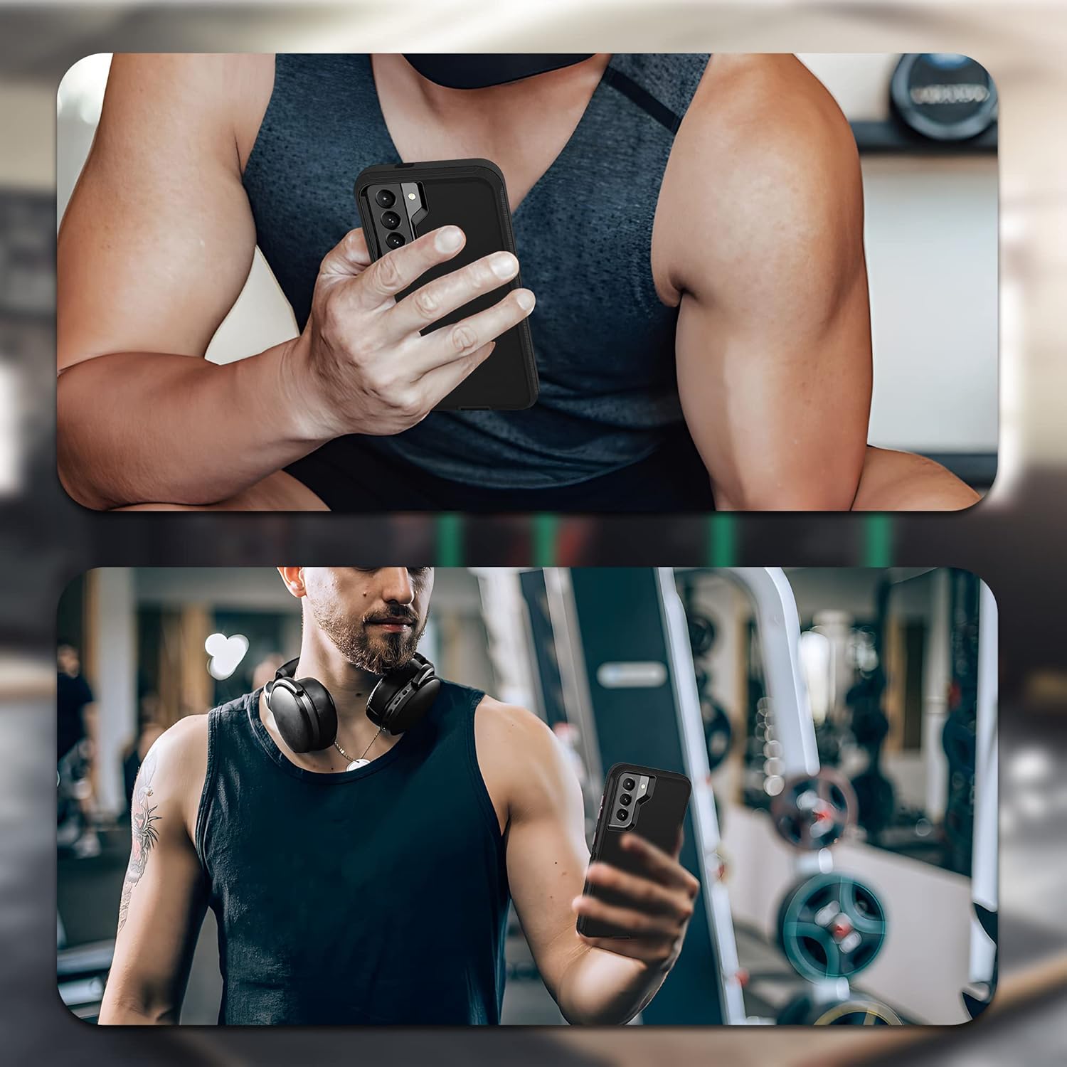 Funda para Galaxy S21, funda protectora resistente de grado militar, a prueba de golpes, a prueba de caídaspolvo, funda de protección resistente de